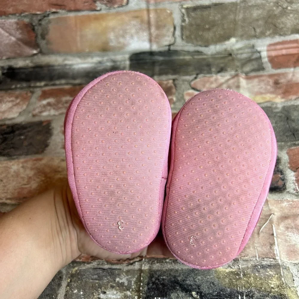 5 for $25🔥Disney's Minnie‎ Mouse Pink Slippers Baby Size 3